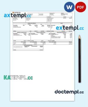 sample USA educational company employee sheet template in Word and PDF format download