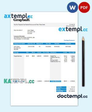 sample USA equipment employee sheet template in Word and PDF format download