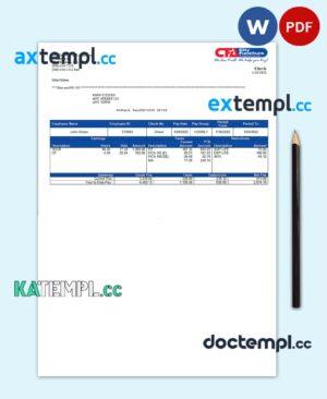 sample USA furniture & appliances employee sheet template in Word and PDF format download