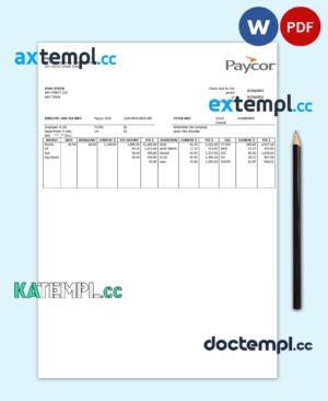 sample USA software technologies company employee sheet template in Word and PDF format download