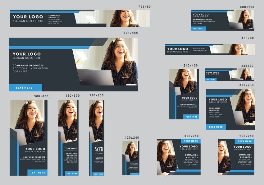 # perfectly modern editable banner template set of 13 PSD