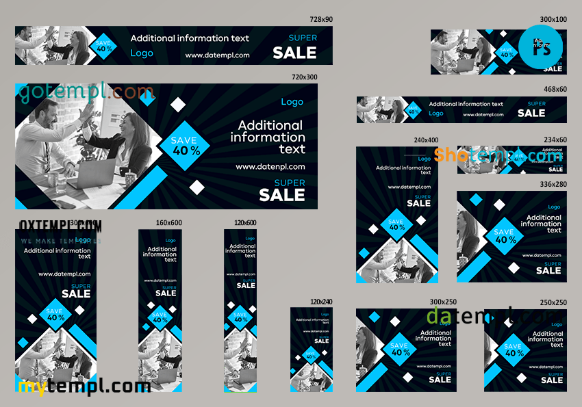 # victory phase editable banner template set of 13 PSD