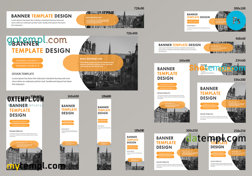 # friendly culture editable banner template set of 13 PSD