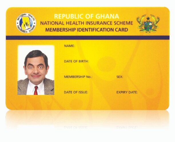 Ghana National health insurance scheme template in PSD format