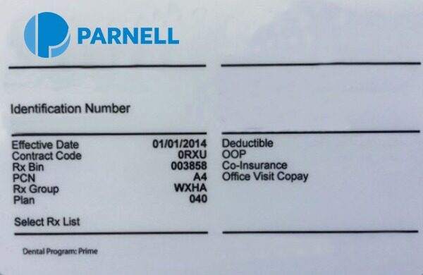 Papua New Guinea health insurance card template in PSD format