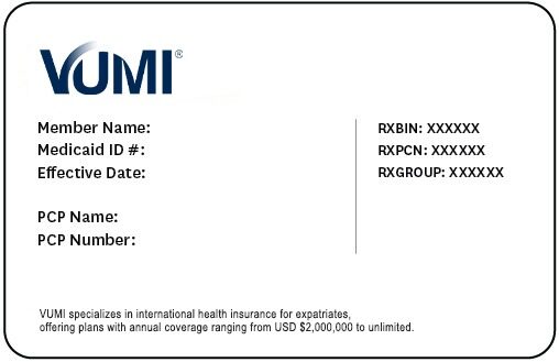 Paraguay health insurance card template in PSD format
