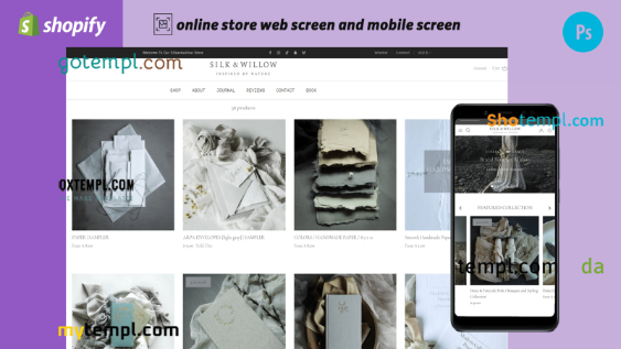 silky goods fully ready online store Shopify hosted and products uploaded 30