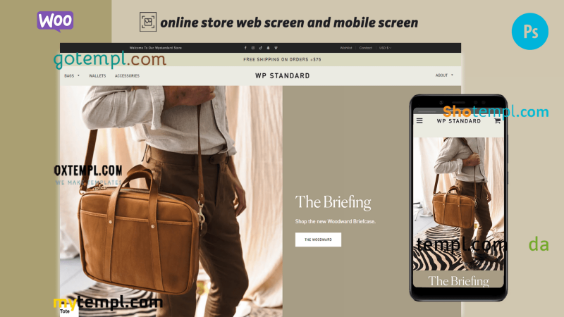 leather bags fully ready online store WooCommerce hosted and products uploaded 30